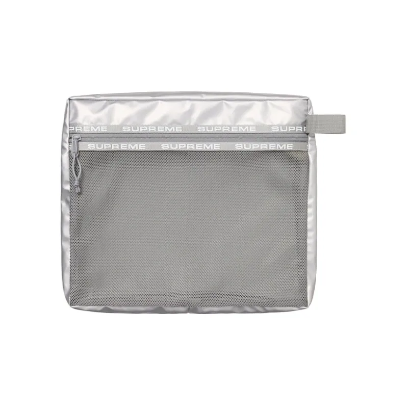 Supreme FW22 Week1 Leather, Recycled Material, Nylon Wallet Storage Bag Regular Unisex Multicolor-3