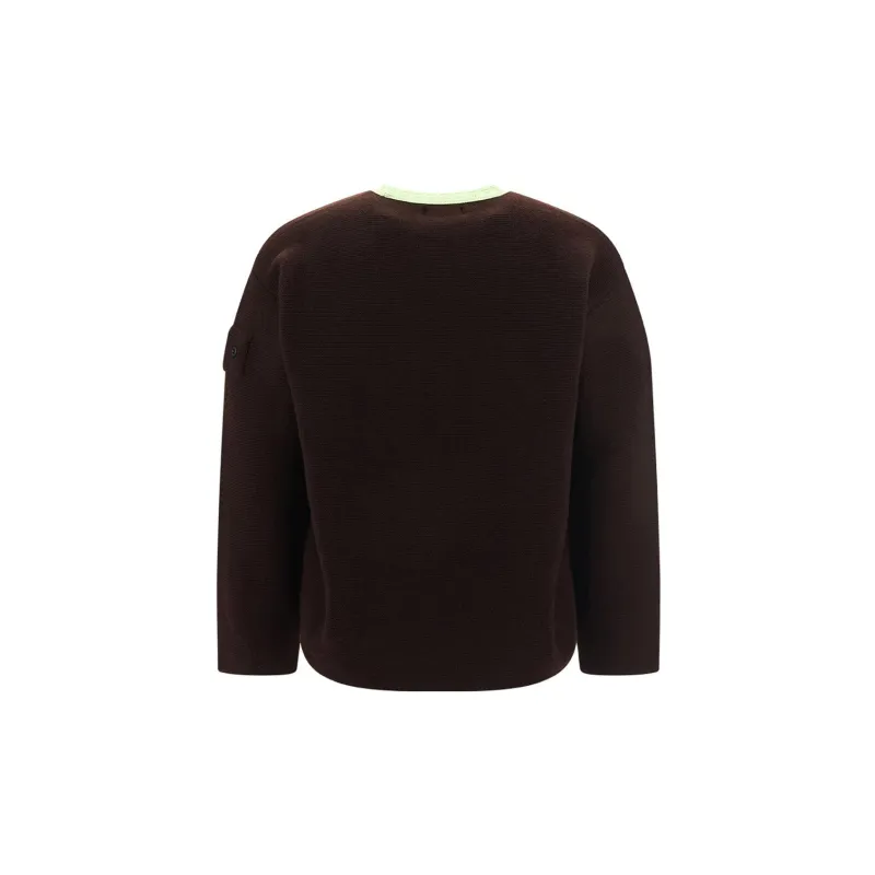 STONE ISLAND Sweaters Men Red Brown-1