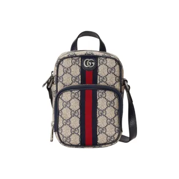 GUCCI Ophidia Canvas With Leather Trim Messenger Bag Camera Bags Handbag Shoulder Bag Crossbody Bag Mini Women's Blue