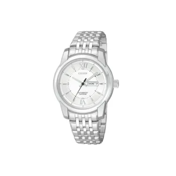 CITIZEN Automatic Mechanical Movement Stainless Steel Strap Watch Women's Watch White Dial