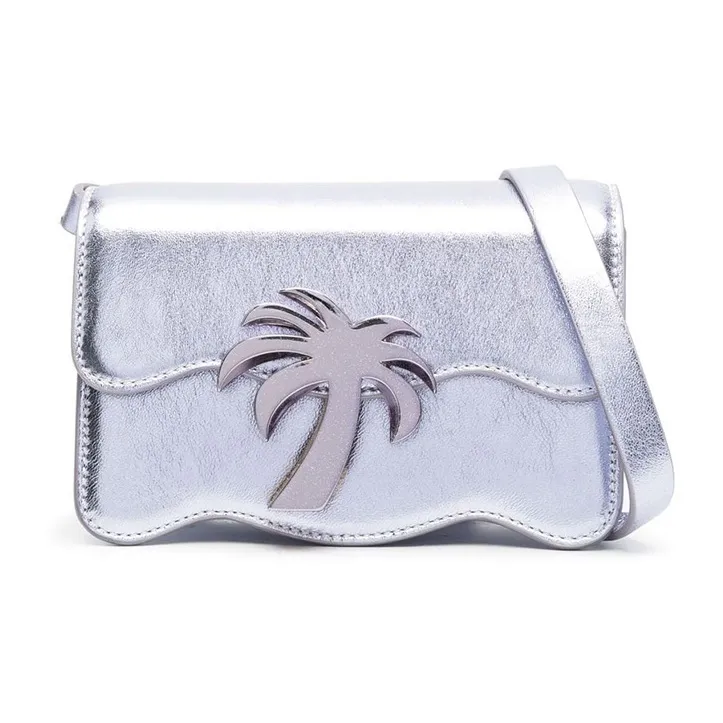 PALM ANGELS Palm Beach Metallic-effect Crossbody-0