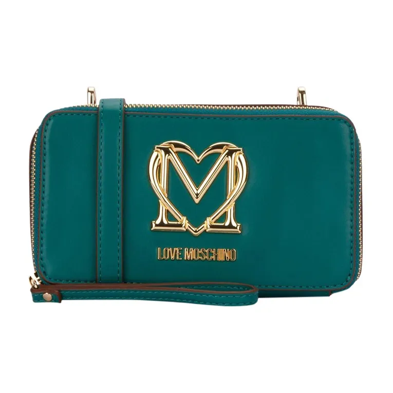 LOVE MOSCHINO Polyurethane Crossbody Bag Shoulder Bag Women's Blue-0