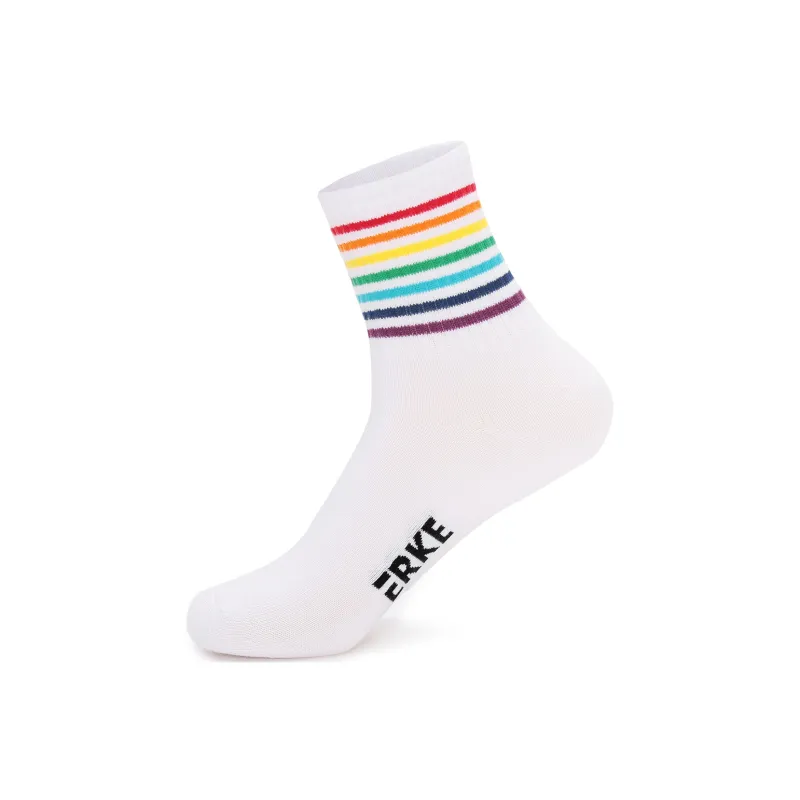 Erke Warm Sports Mid-Calf Socks Spring Summer Fall And Winter Women's 1 Set Of 3 Pack-2