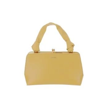 JIL SANDER Goji Logo Embossed Mini Top Handle Bag