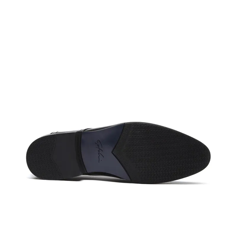 Satchi Dress Shoes Men Low Top Black-5