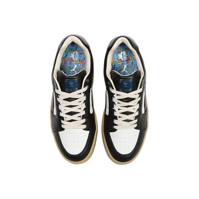PUMA Slipstream Low Court Mcm Black White-3