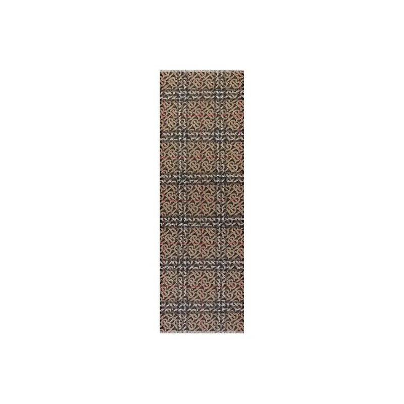 Burberry Knit Scarves Unisex Archive Beige-2