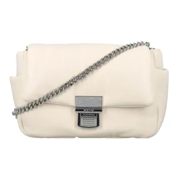 MSGM Polyurethane Crossbody Bag Shoulder Bag Women's Ecru