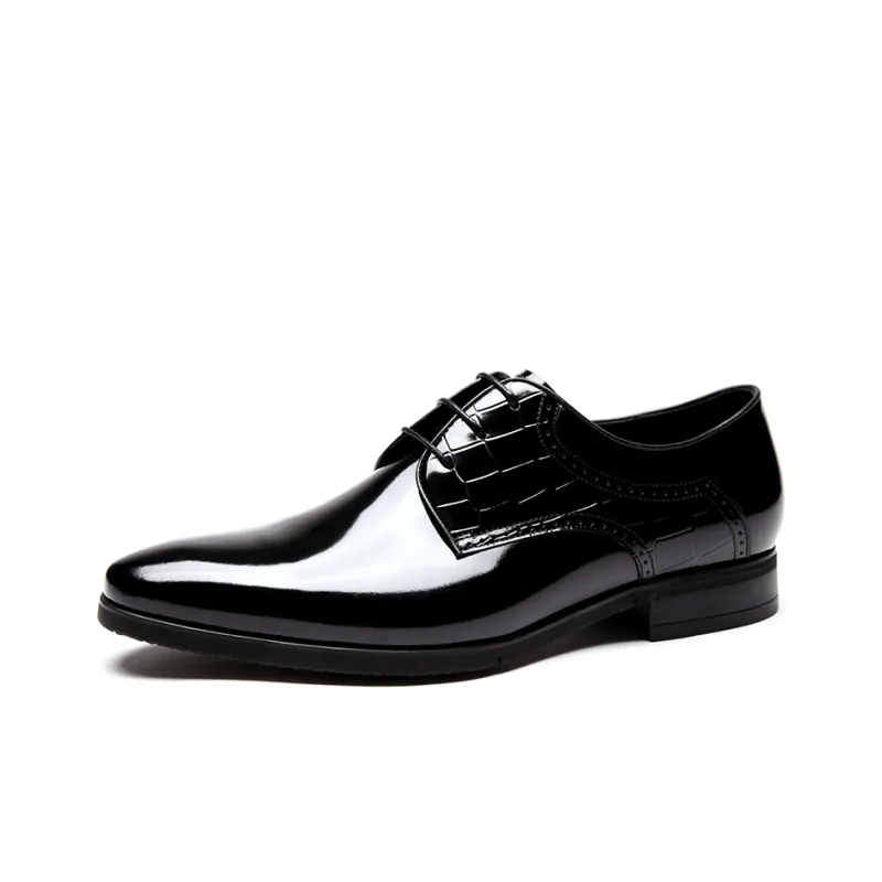 Satchi Dress Shoes Men Low Top Black-1