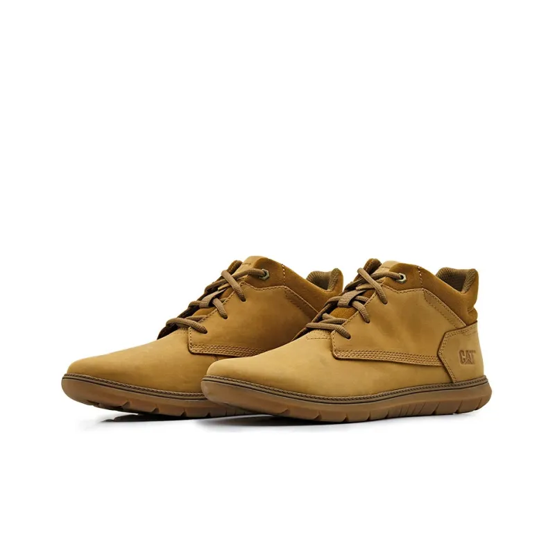 CAT Outdoor Shoes Unisex Mid Top Brown-1