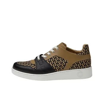HERMES Low Top Stylish Skateboarding Shoes Men's Brown