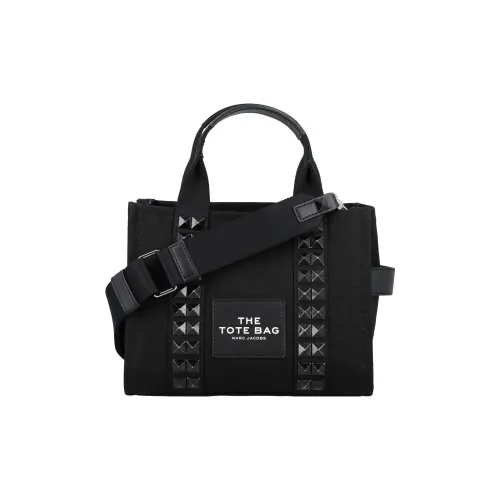 MARC JACOBS Cotton Tote Bag Shopping Bag Shoulder Bag Crossbody Bag Handbag Mini Women's Black