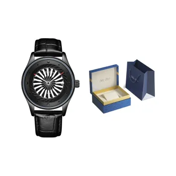 MT.BRE Possession Collection Automatic Mechanical Movement Watch Men's Watches Black Dial