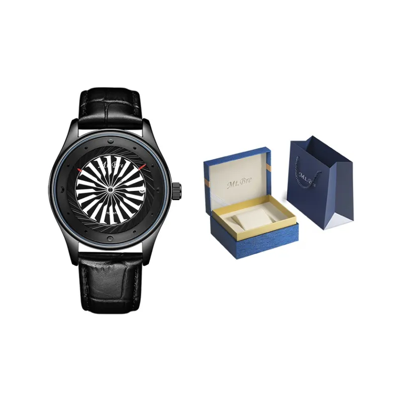 MT.BRE Possession Collection Automatic Mechanical Movement Watch Men's Watches Black Dial-0