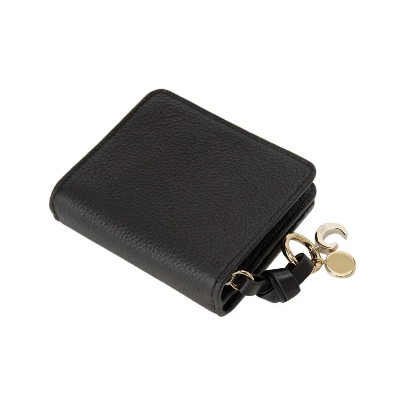 Chloe Calfskin Wallet Women's Black-1
