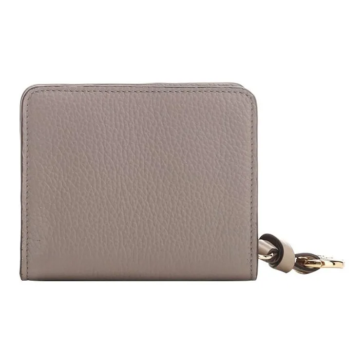 Chloe Calfskin Wallet Women's Taupe-1