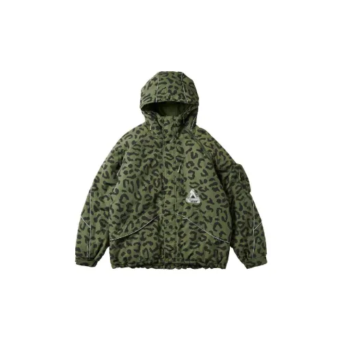 PALACE M-Tech Hooded Jacket 'Olive Cheetah'