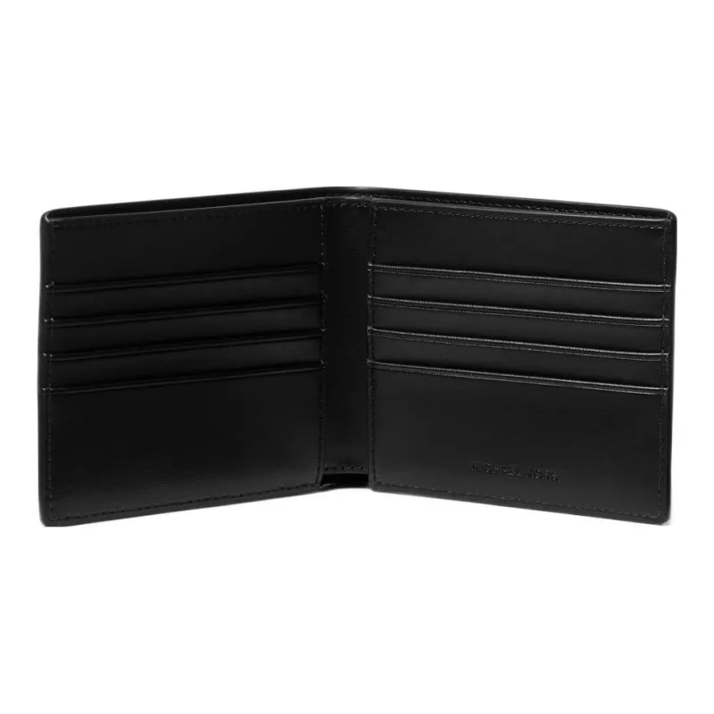 MICHAEL KORS Hudson Pebbled Leather Slim Billfold Wallet-1