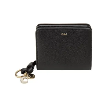 Chloe Calfskin Wallet Women's Black