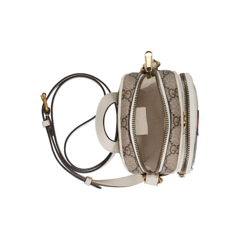 GUCCI Ophidia Monogram Messenger Crossbody Bag Male Beige-6