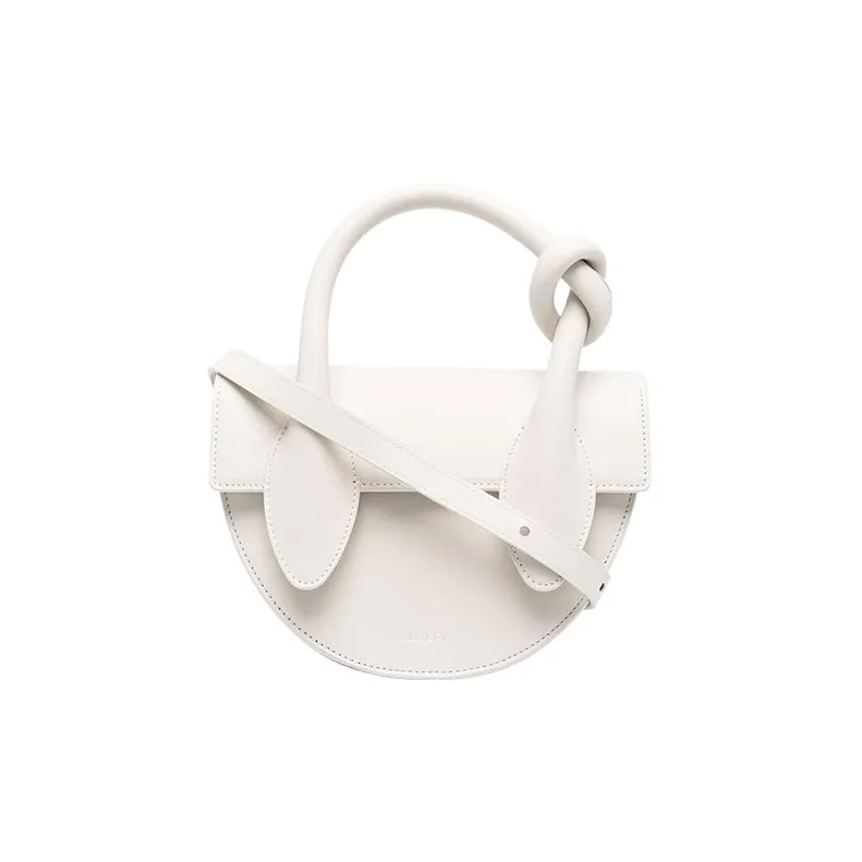 YUZEFI Mini Pretzel Leather Tote-0