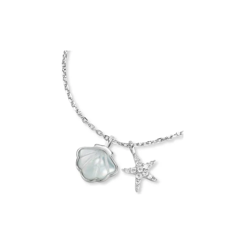 KADER 925 Sterling Silver Necklaces Women's Silver White, Goddess Exclusive Box-2