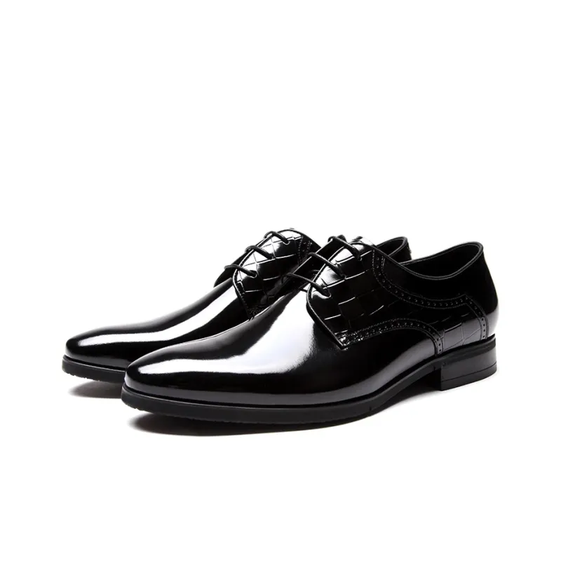 Satchi Dress Shoes Men Low Top Black-2