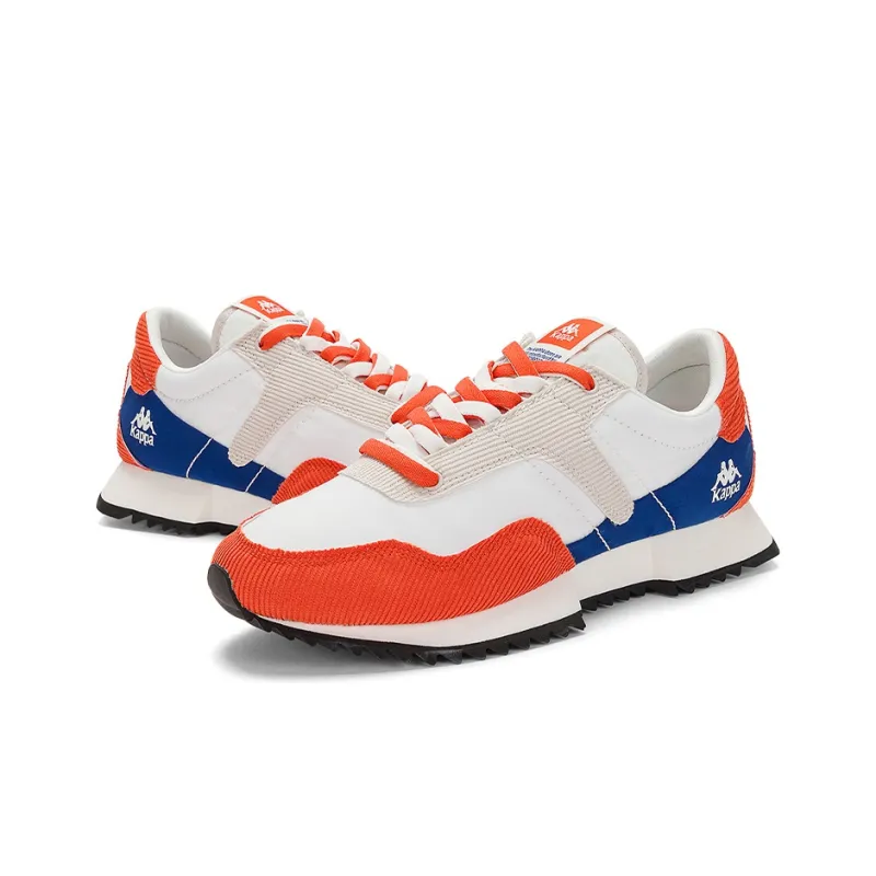 Kappa Anti Slip And Wear Resistant Lightweight Low Top Casual Running Shoes Unisex White Red-3
