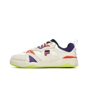 FILA FUSION Smash Smash Pack Low Top Skateboard Shoes Women's White Purple