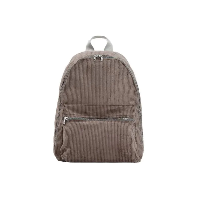 Rick Owens DRKSHDW Cotton Backpack Men's Oyster Gray Color-0