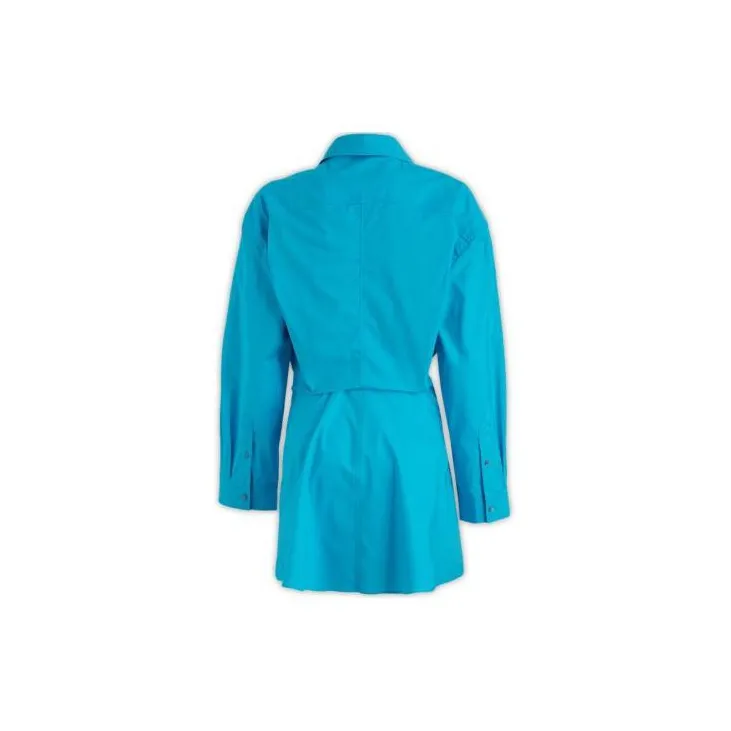 Jacquemus Long-Sleeved Dresses Women's Blue-1