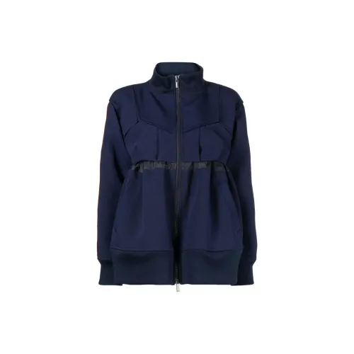 Sacai Jackets Women's Marine Blue