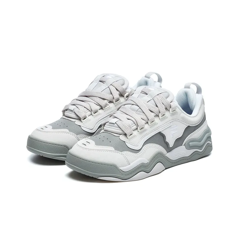 FILA FUSION Kick Sneakers 'White Grey' Women's-1