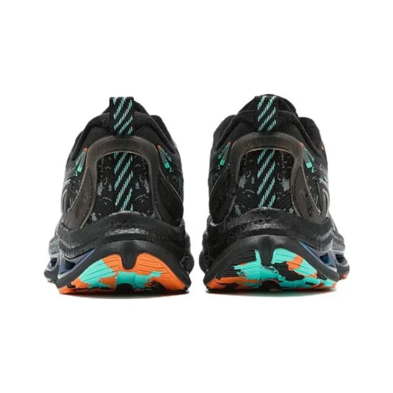 XTEP Wind & Fire 26th Generation Cushioned Anti Slip And Wear Resistant Warm Low Top Running Shoes Men's Black Gray-3
