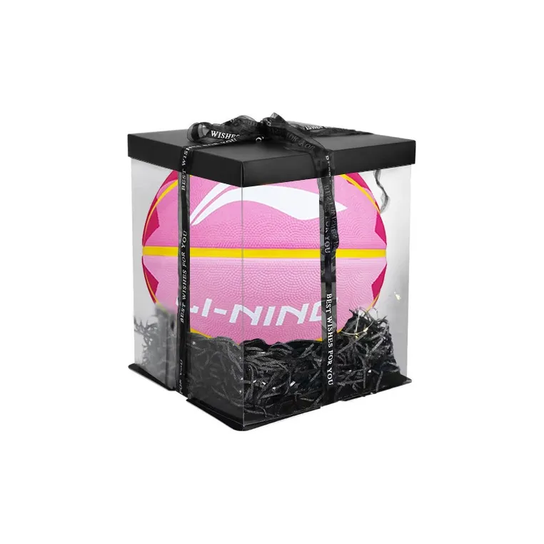 LiNing Rubber Basketball Pink Size 7 Training Unisex-6