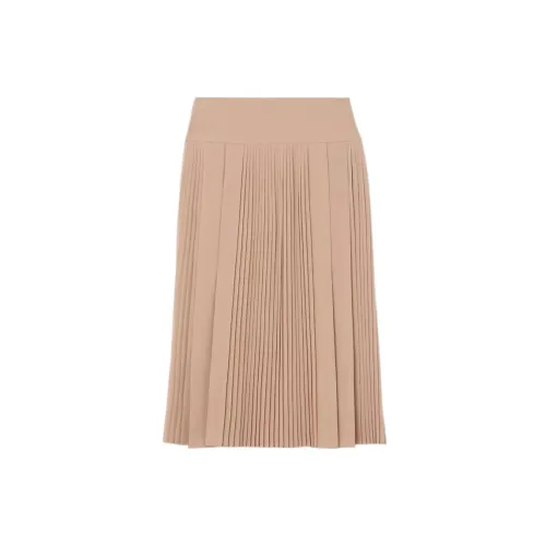 Burberry Casual Long Skirts Women's Khaki