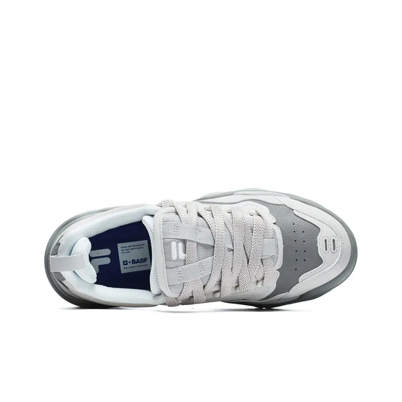 FILA FUSION Kick Sneakers 'White Grey' Women's-2