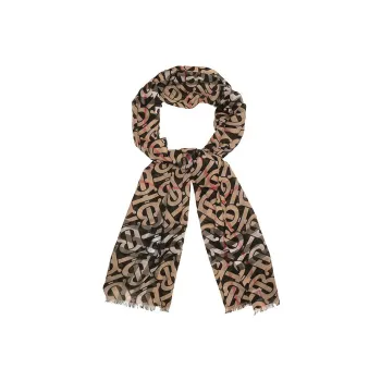 Burberry Knit Scarves Unisex Archive Beige