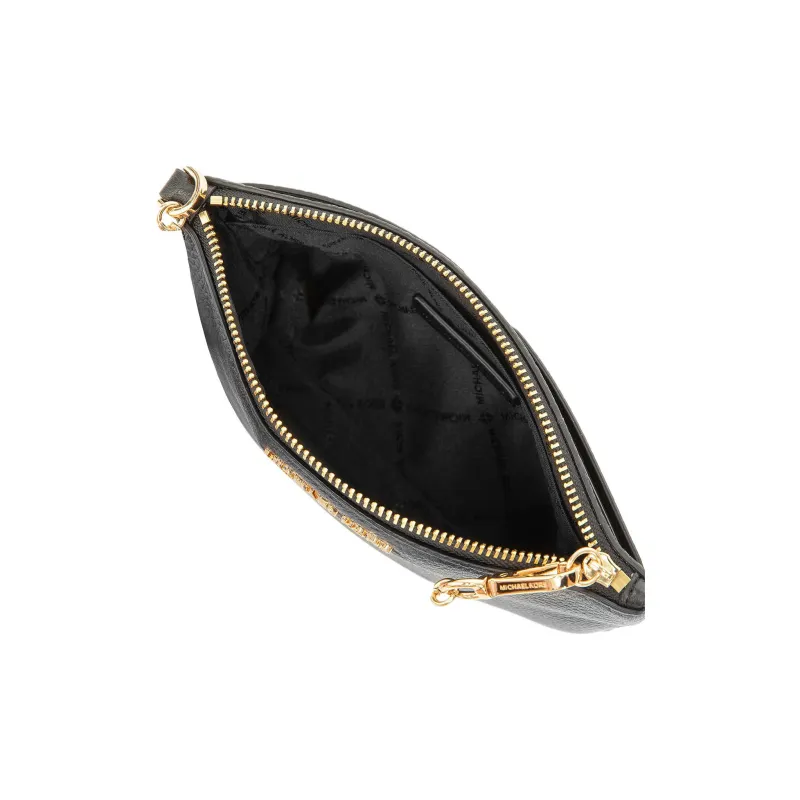 MICHAEL KORS Jet Set Cow Leather Coin Purse Clutch Medium Size Women's Black-1