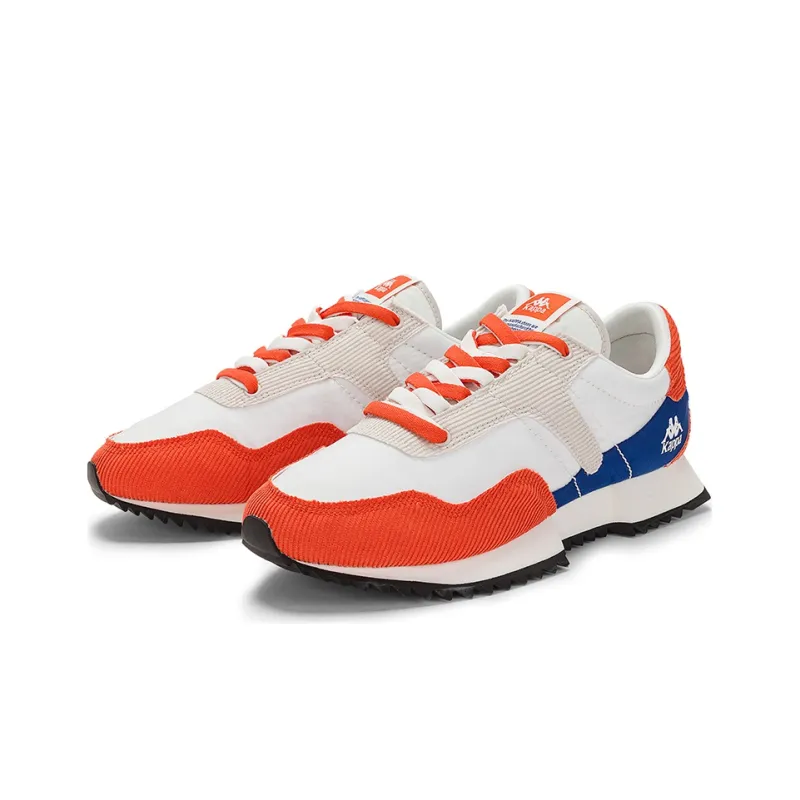 Kappa Anti Slip And Wear Resistant Lightweight Low Top Casual Running Shoes Unisex White Red-2