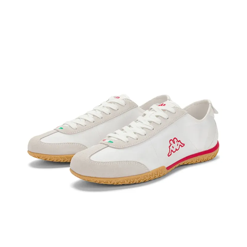 Kappa Slip Resistant, Abrasion Resistant, Lightweight Low Top Training Running Shoes Unisex White Gray Red-3