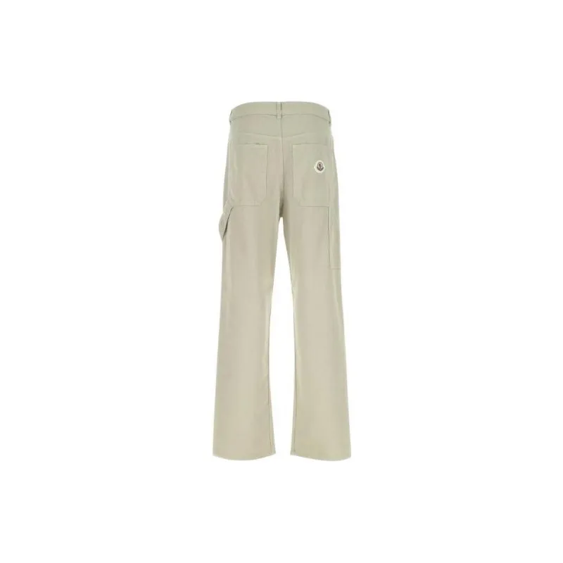 Moncler Logo Patch Straight Leg Trousers-1