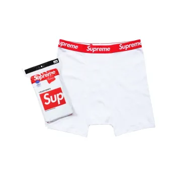 Supreme Hanes Boxer Briefs 4 Pack 'Black'