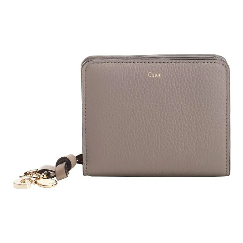 Chloe Calfskin Wallet Women's Taupe-0