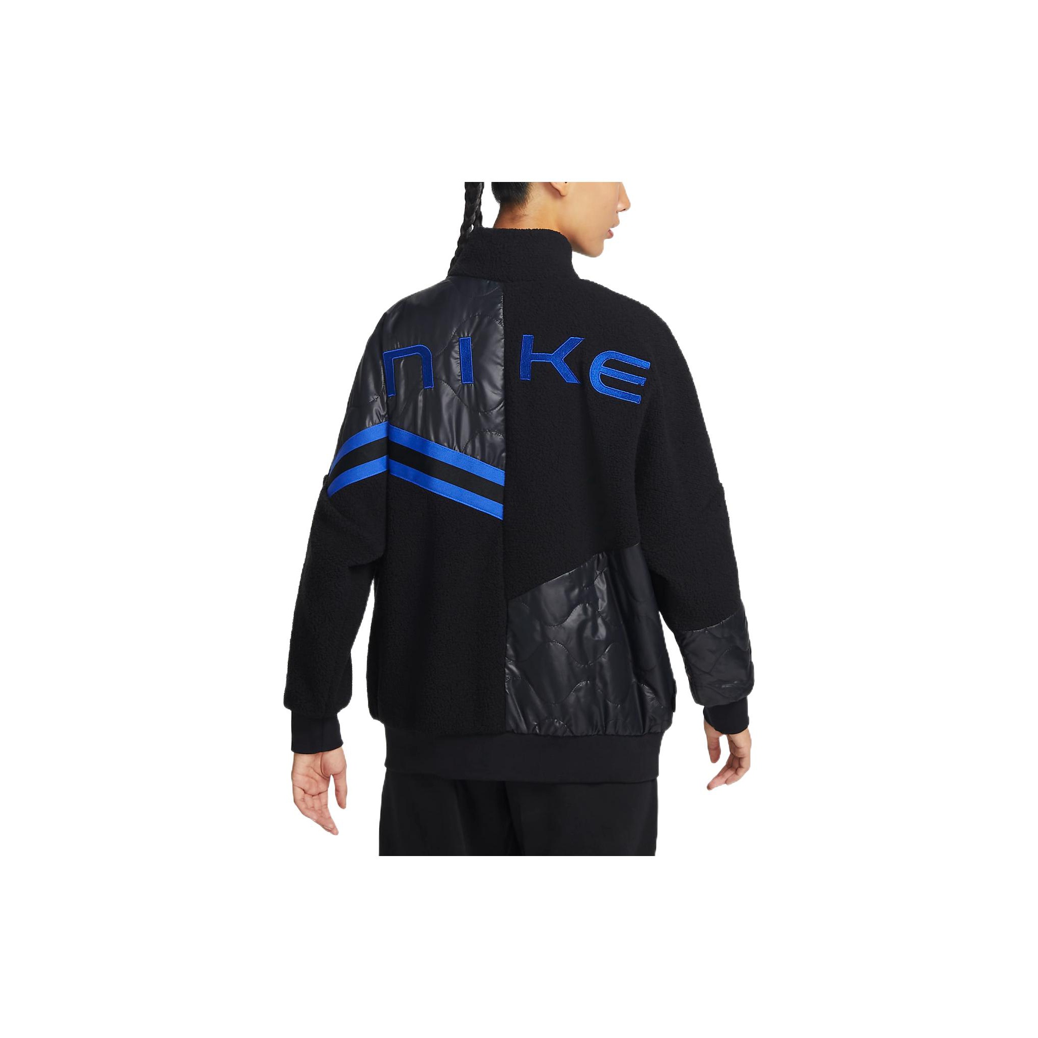 Nike Velvet Jackets Women's Black XL - POIZON