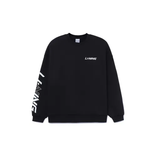 LINING Sports Life Collection Sweatshirts Unisex Black