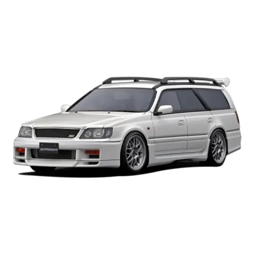 IGNITION MODEL 1:18 Nissan STAGEA 260RS WGNC34 Pearl White Assembled Models
