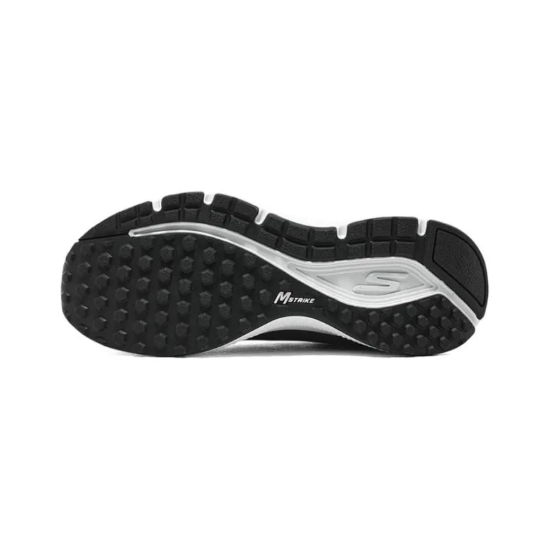 Skechers GO RUN Cushioning Abrasion Resistant Breathable Low Top Casual Running Shoes Women's Black Gray-4
