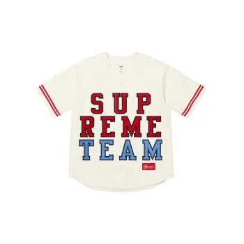 Supreme Denim Baseball Jersey