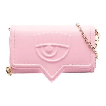CHIARA FERRAGNI Polyurethane Shoulder Bag Crossbody Bag Wallet Women's Pink
